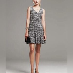 Banana Republic 6 Tweed mini dress 👗 A line Lined Skirt Sz 6